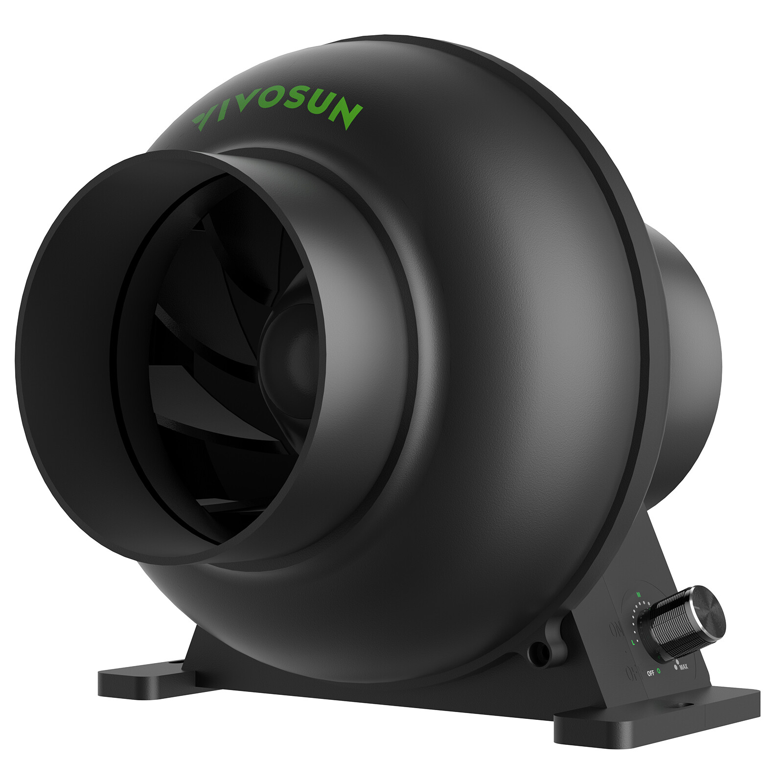 VIVOSUN M4 4" 195CFM Inline Duct Ventilation Fan 2800RPM Adjustable Speed