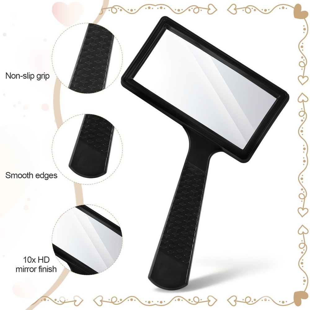 Rectangular 10x Magnifying Glass, 4x2in Hand Held Magnifying Glass, Handheld ...