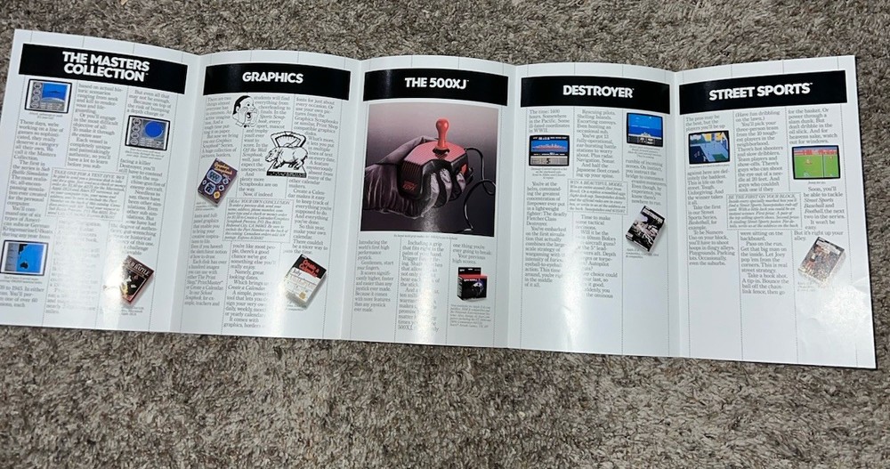 Epyx Games Product Catalog Insert