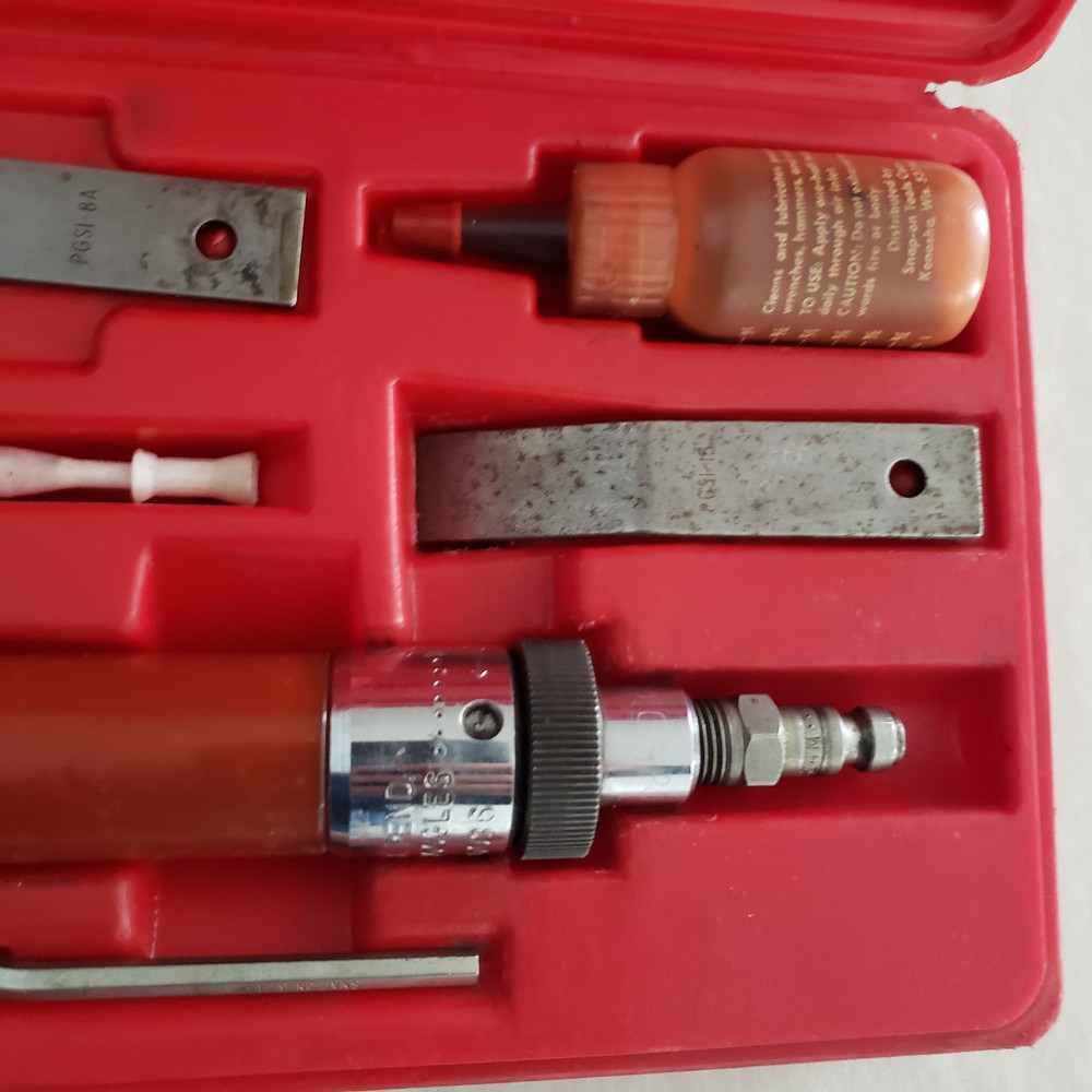 Snap-on, PGS1A Air Powered Scraper, with Accessories tested works
