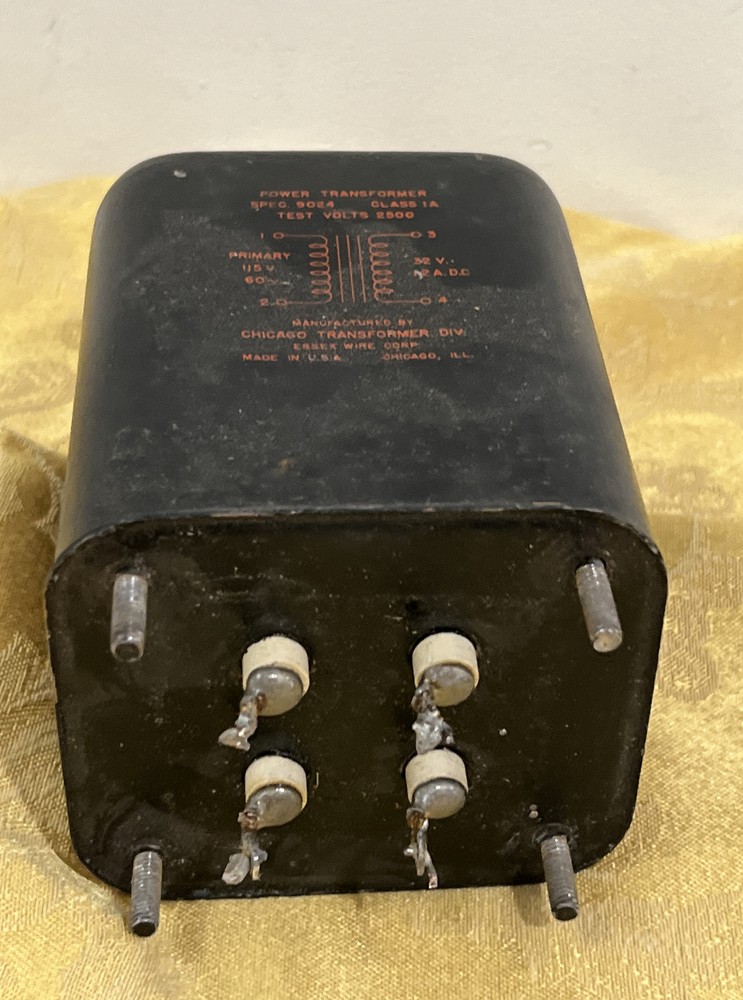 Chicago Spec 9024 Class 1A Power Transformer