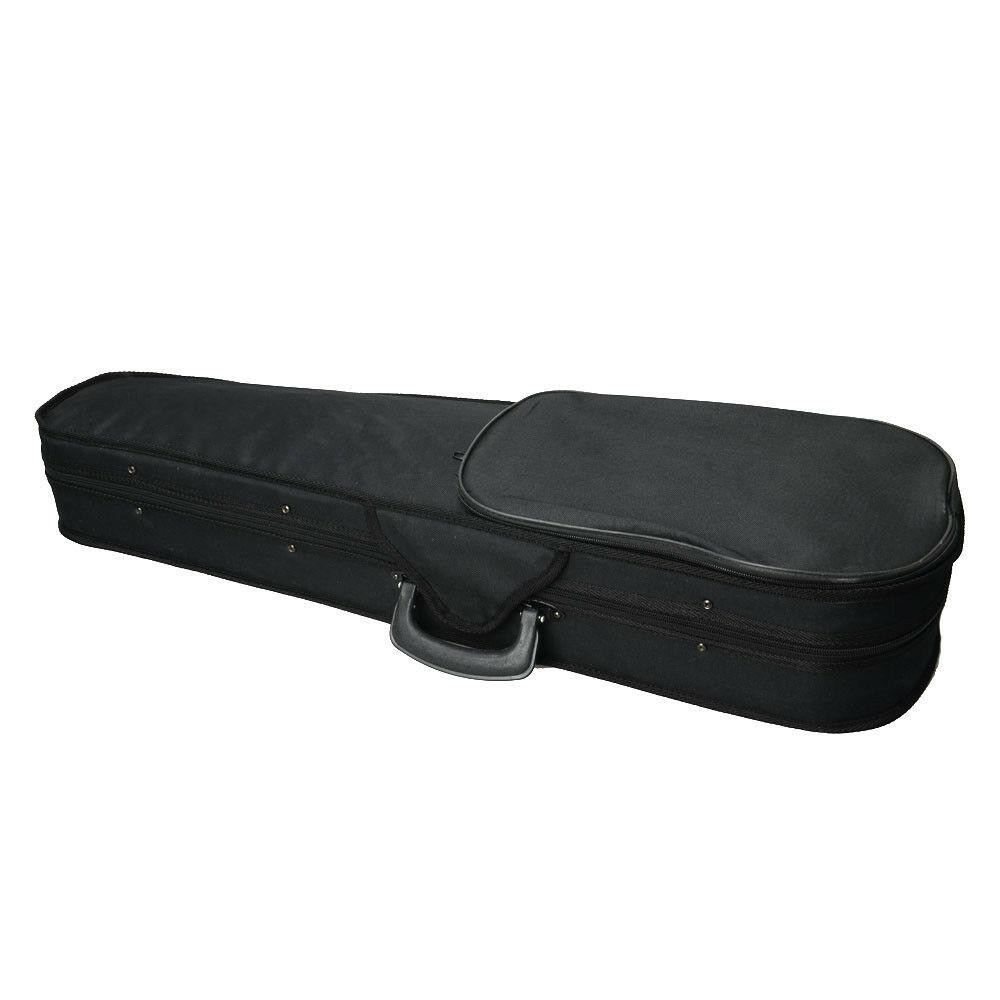 Durable Cloth Fluff Triangle Shape Portable Hard Case with Lining for 4/4 Violin