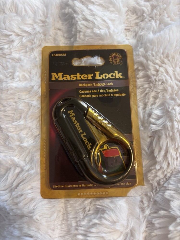 Vintage Backpack/Luggage Master Lock 1548DCM