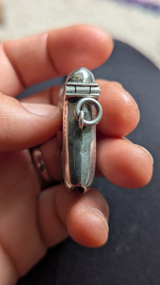 Miniature Sterling Silver Vesta Case Birmingham 1908