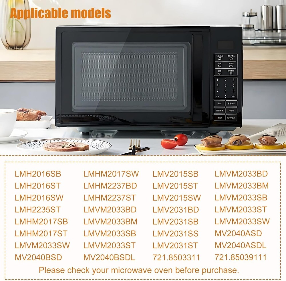 Microwave Vent Grille and Filter Replacement for LG Models - Efficient & Durable