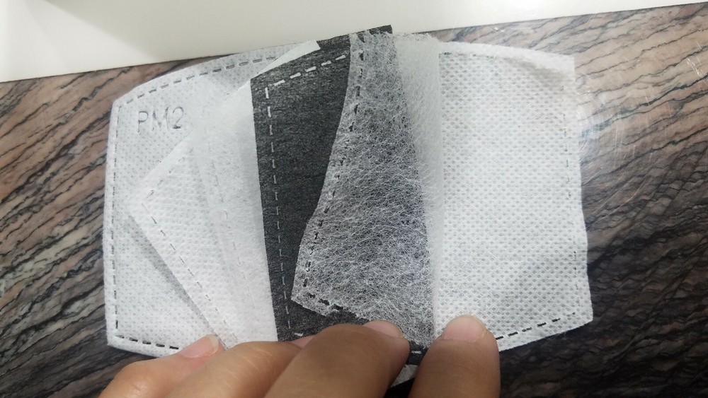 10pcs/pack 5 Layer PM2.5 Activated Carbon for Cloth Mask with Filter Pocket!