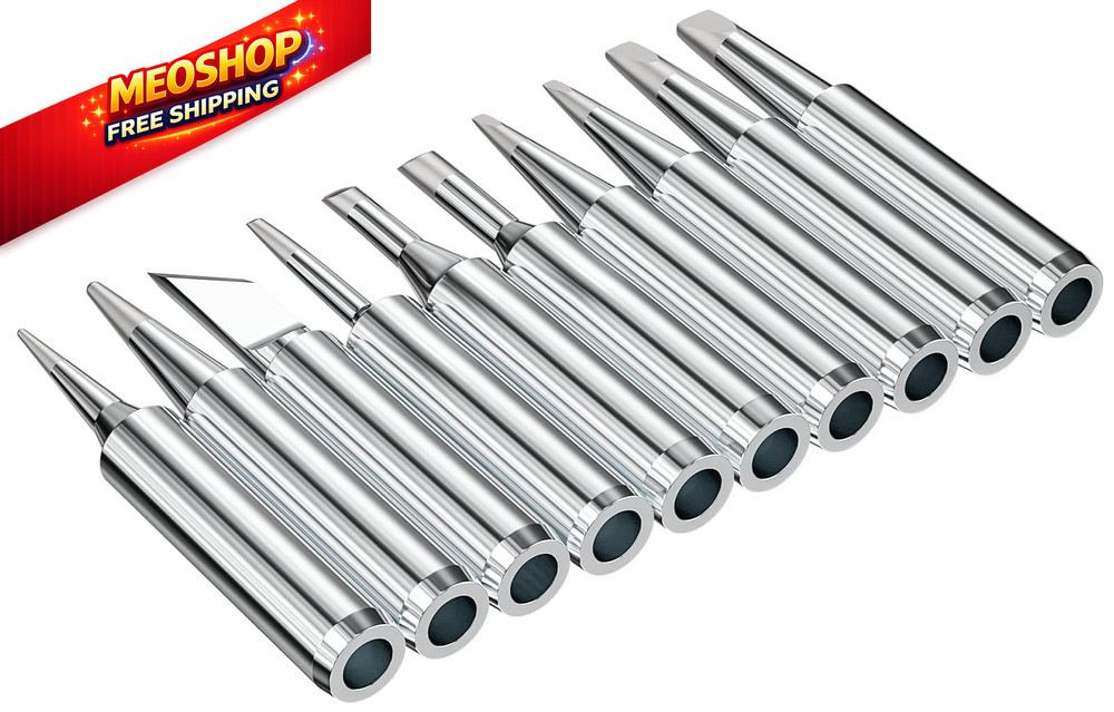 10 Pcs 900M Soldering Iron Tips, Replacement Compatible with...