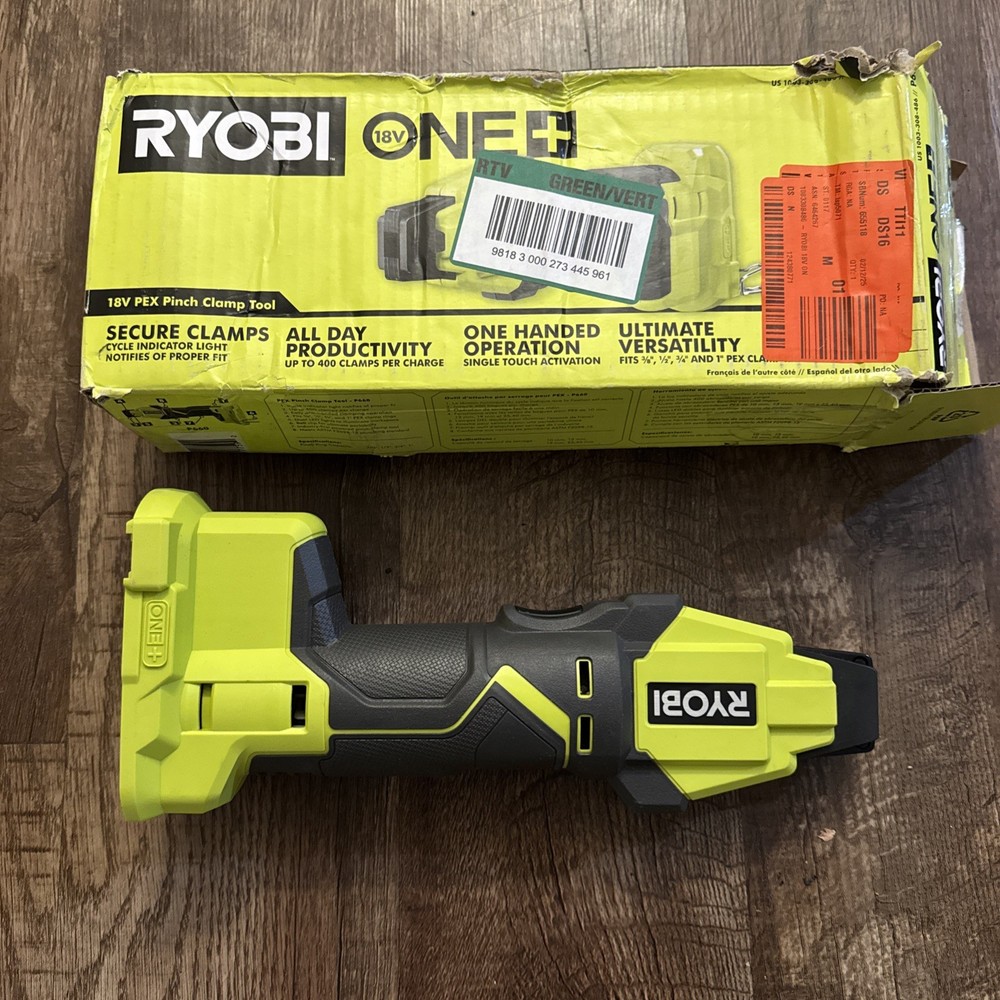 Ryobi 18V Cordless PEX Pinch Clamp Tool - (Tool Only)