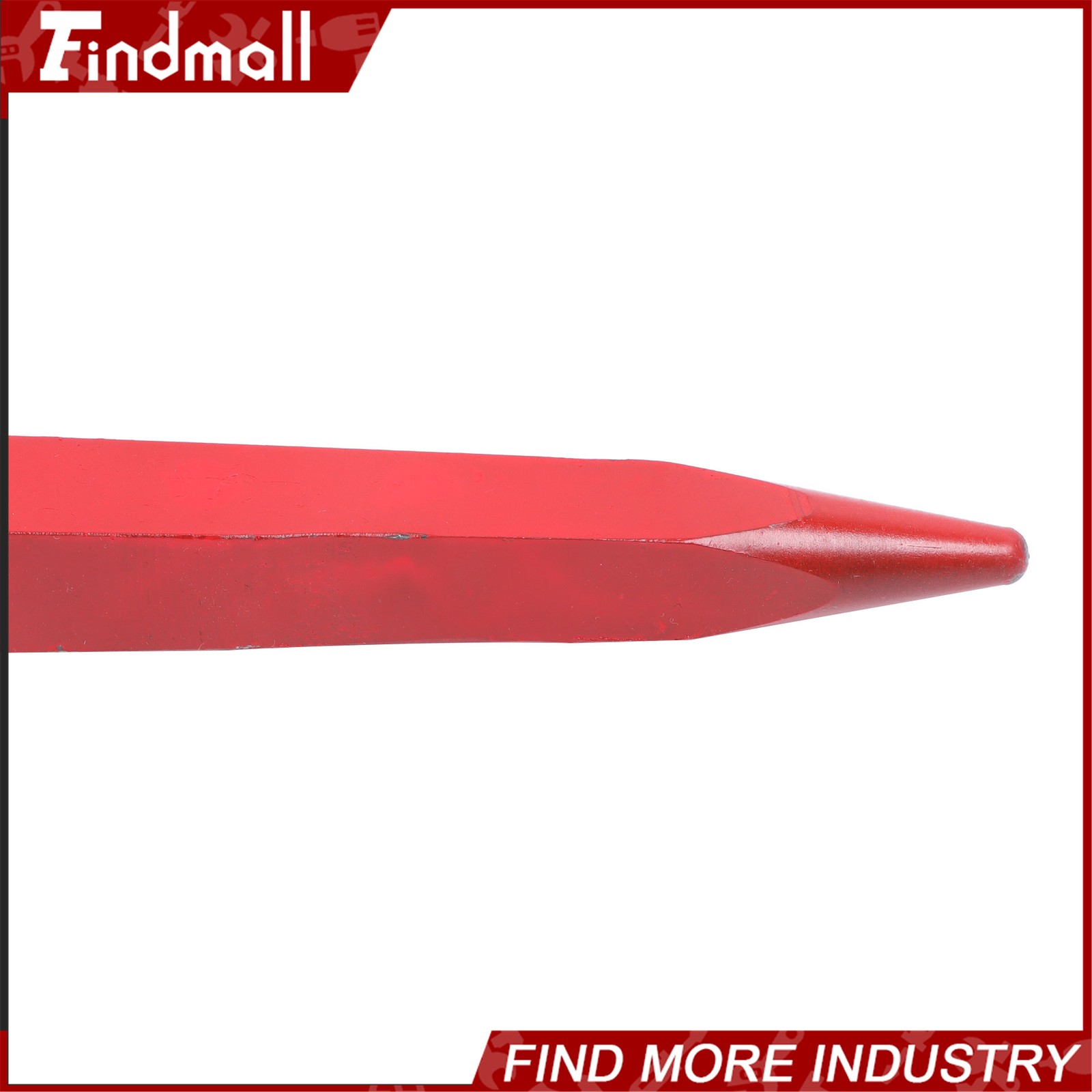 43" Hay Bale Spear Red 3000lbs Capacity Spike Fork Fit For Tractors Loaders 2Pcs