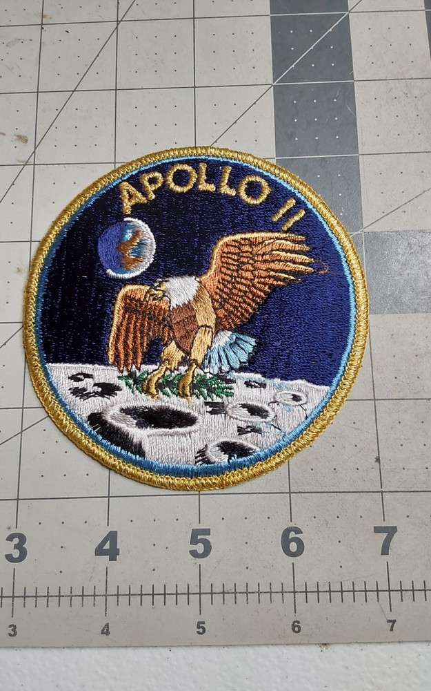 1970s Apollo II 2 Eagle Landing on the Moon Patch