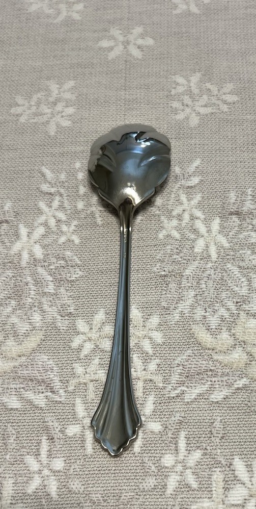 Oneida Bancroft Serving Set: Meat Fork, Serving Spoon and Sugar Spoon