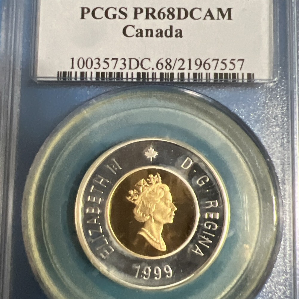 1999 CANADA Silver 2 Dollars $2 PCGS PR68 DCAM