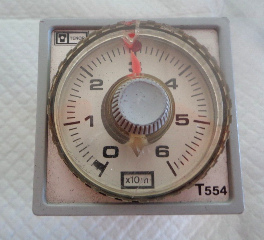 Tenor Company T554 Model T554122 Electronic Timer 0.2sec-60hr Timer / Controller