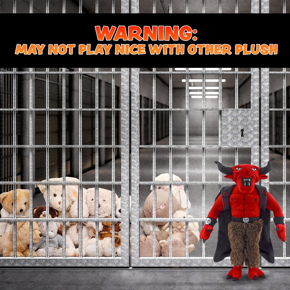 Satan Devil Plush; Stuffed Toy Evil Beelzebub Figure