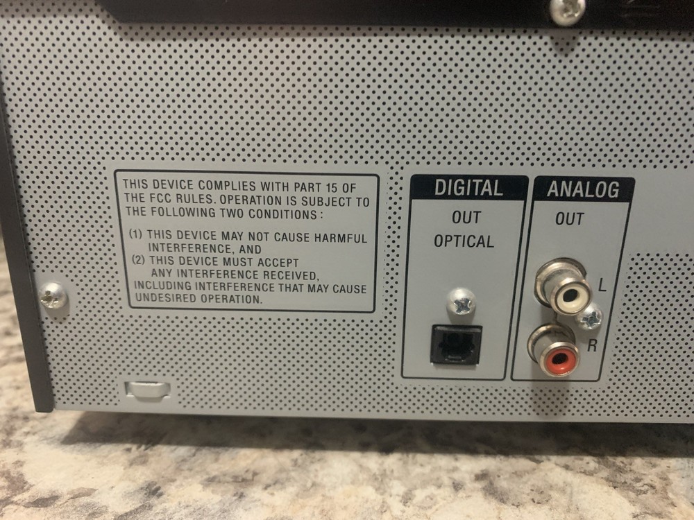 Sony 5-Disc CD Carousel Changer Exchange System CDP-CE375 Player With Remote