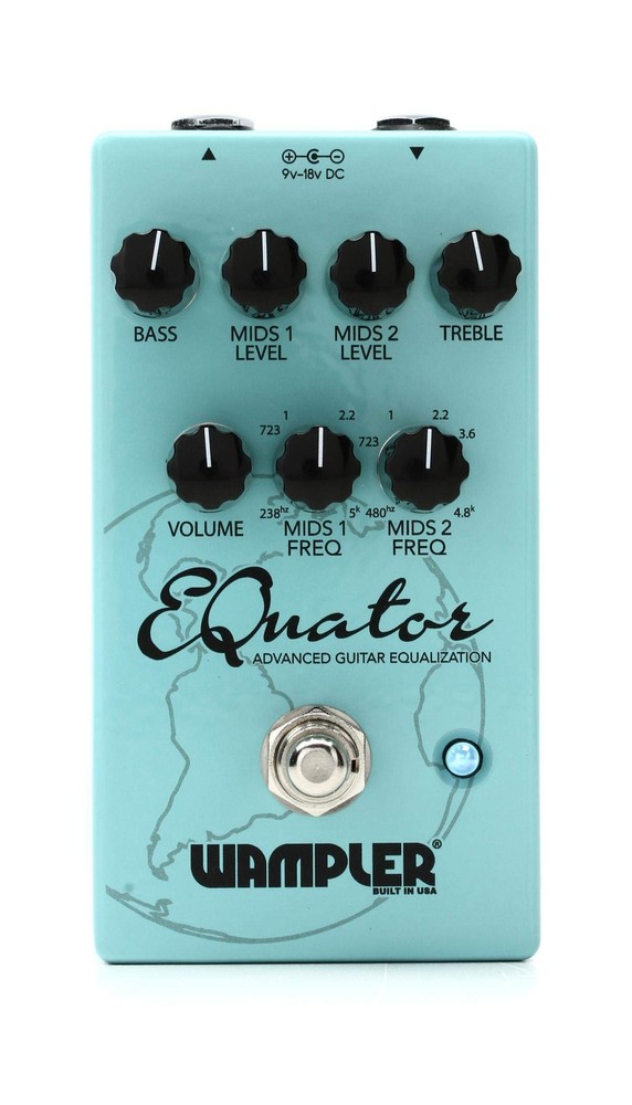 Wampler EQuator Advanced Audio Equalizer Guitar Effects Pedal