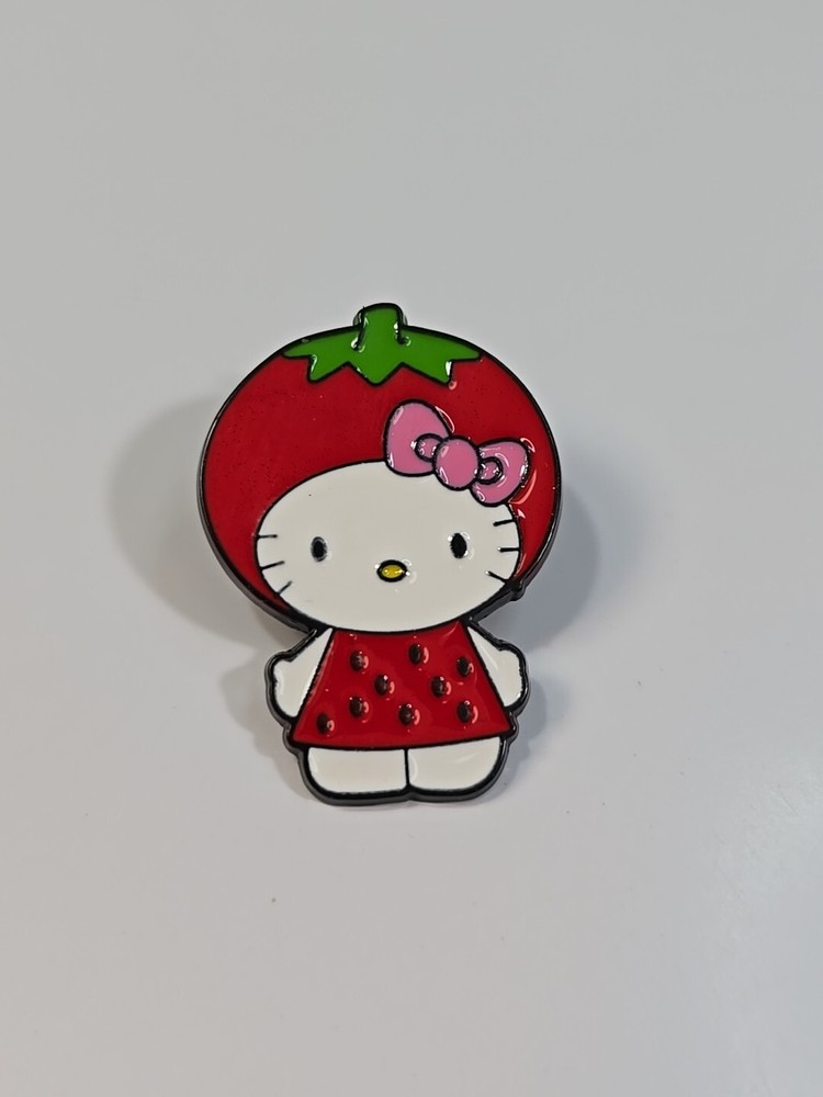 Hello Kitty Lapel Pin Tomato Hat