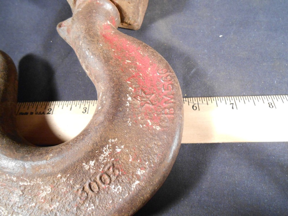 DRH / JOHNSON BM566 SNATCH BLOCK HOOK only. “3 TON”