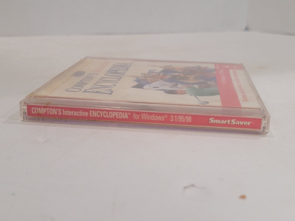 Smart Saver Comptons Interactive Encyclopedia CD-ROM - American Online Vintage
