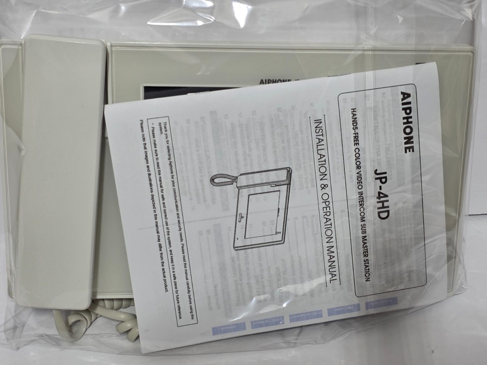 Aiphone JP-4HD 7" Video Sub Station with LCD Touchscreen