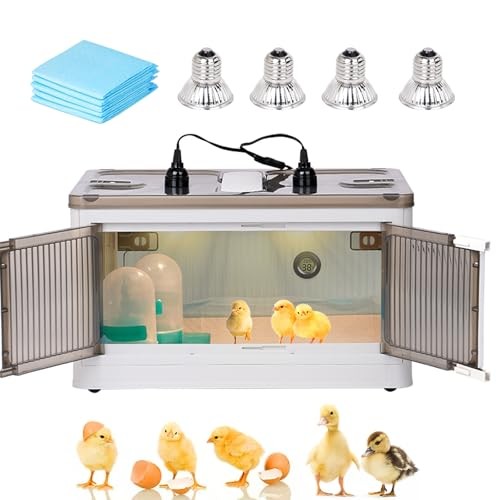Brooder Box for Chicks Quail Brooder Box with Thermostat Poultry Heater