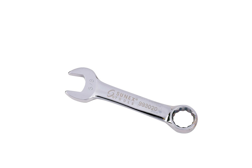 993020 5/8" Fully Polished Stubby Combination Wrench