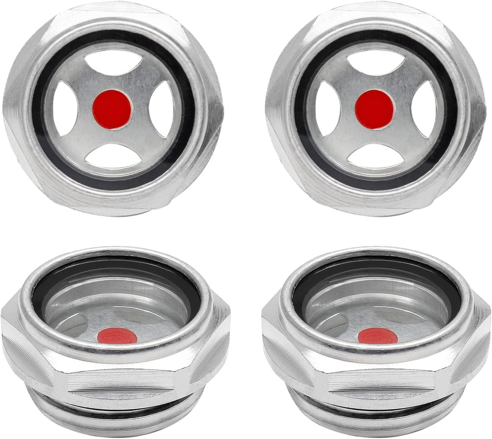 4-Pack Air Compressor Oil Sight Glass