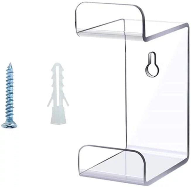 Universal Gaming Controller & Headphone Wall Rack | Clear Acrylic Hanger Stand