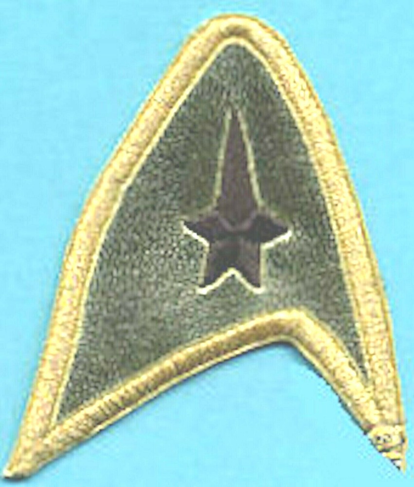 Classic TOS Star Trek Command Insignia Patch -- THE CAGE