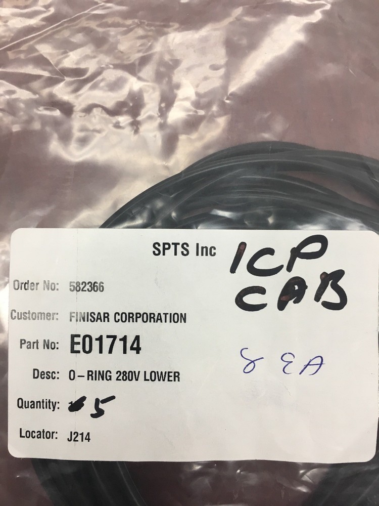 SPTS E01714 O-Ring 280V Lower ICP CAB