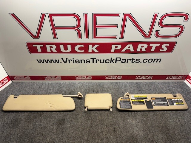 KENWORTH T680 2017 TAN INTERIOR SUN VISOR SET