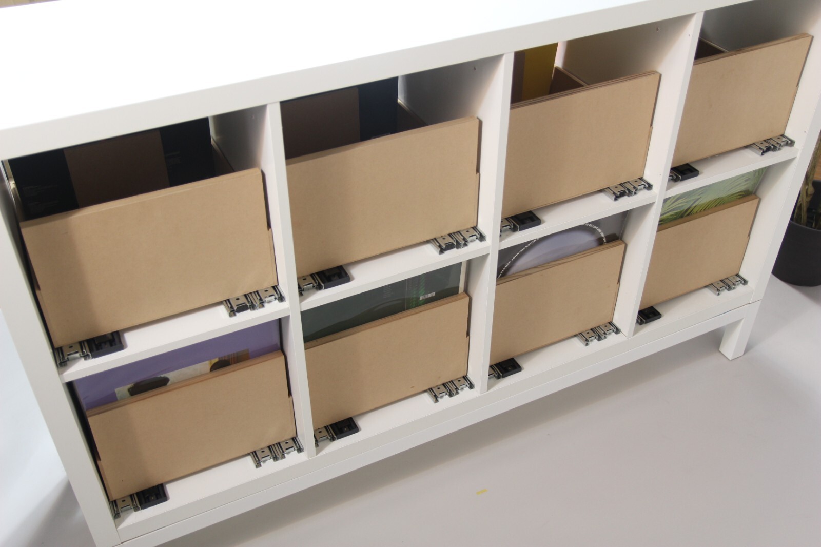 Vinyl Record Dig Storage for IKEA Kallax：DIY Drawers, LP Cabinet, Dj Insert Box