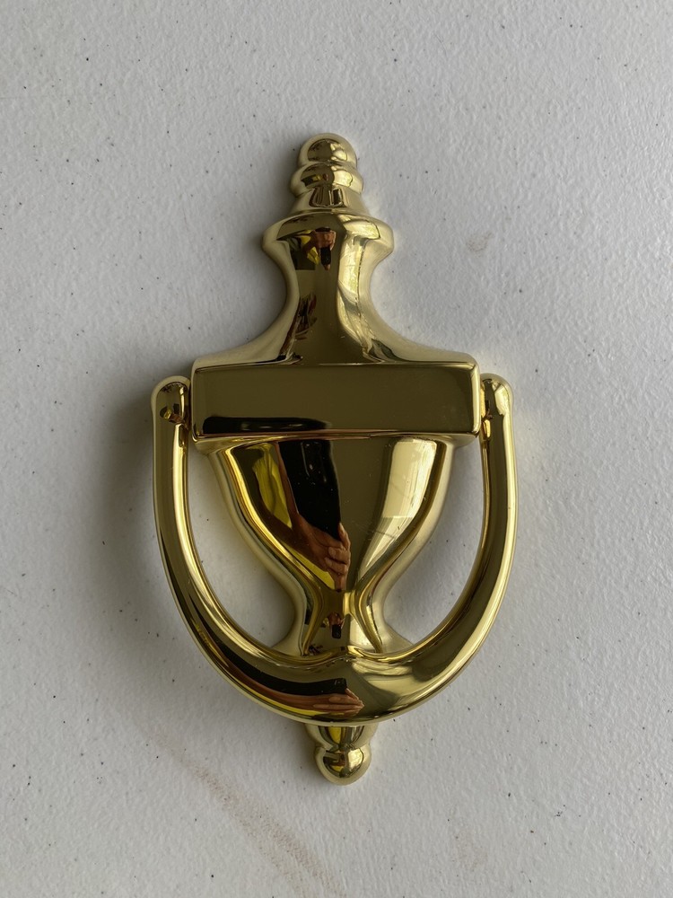 BALDWIN?-Polished Brass DOOR KNOCKER