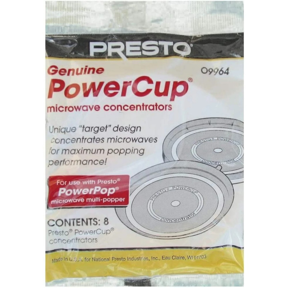 Presto 2 pack Powercup Concentrators 09964 microwave