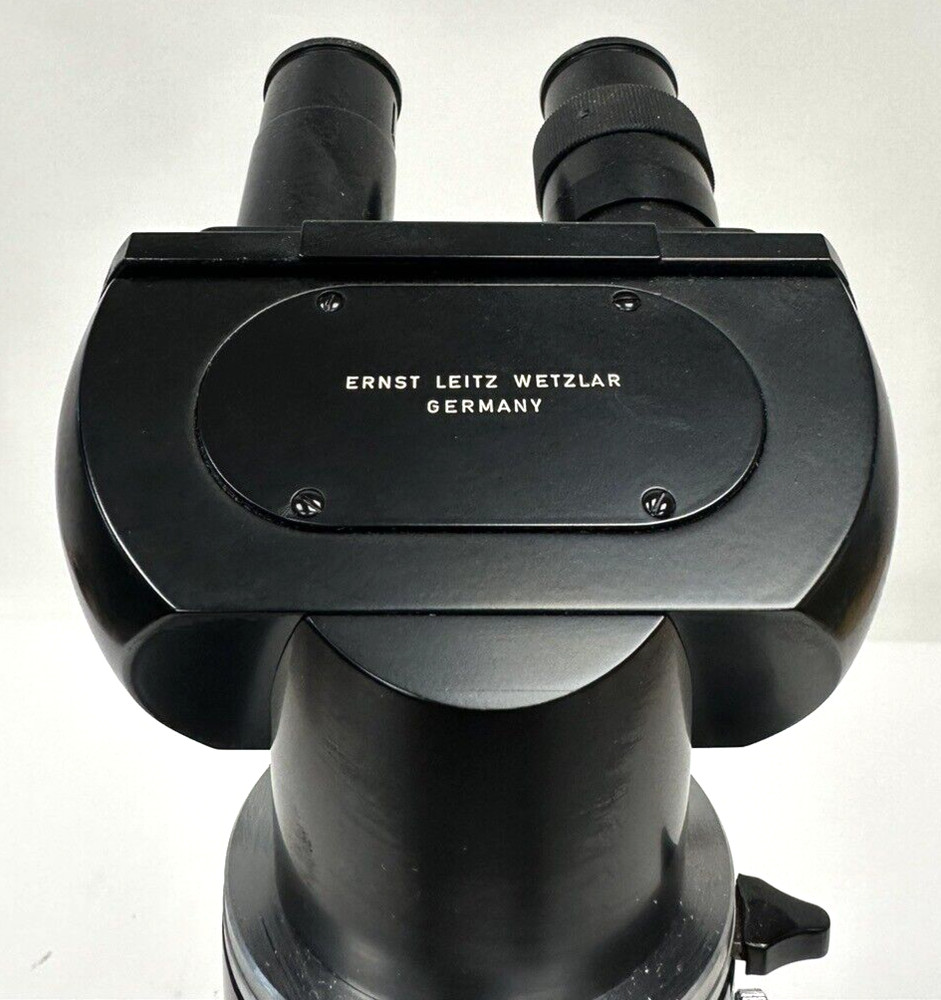 Vintage Leitz Wetzlar Binocular Microscope with Case