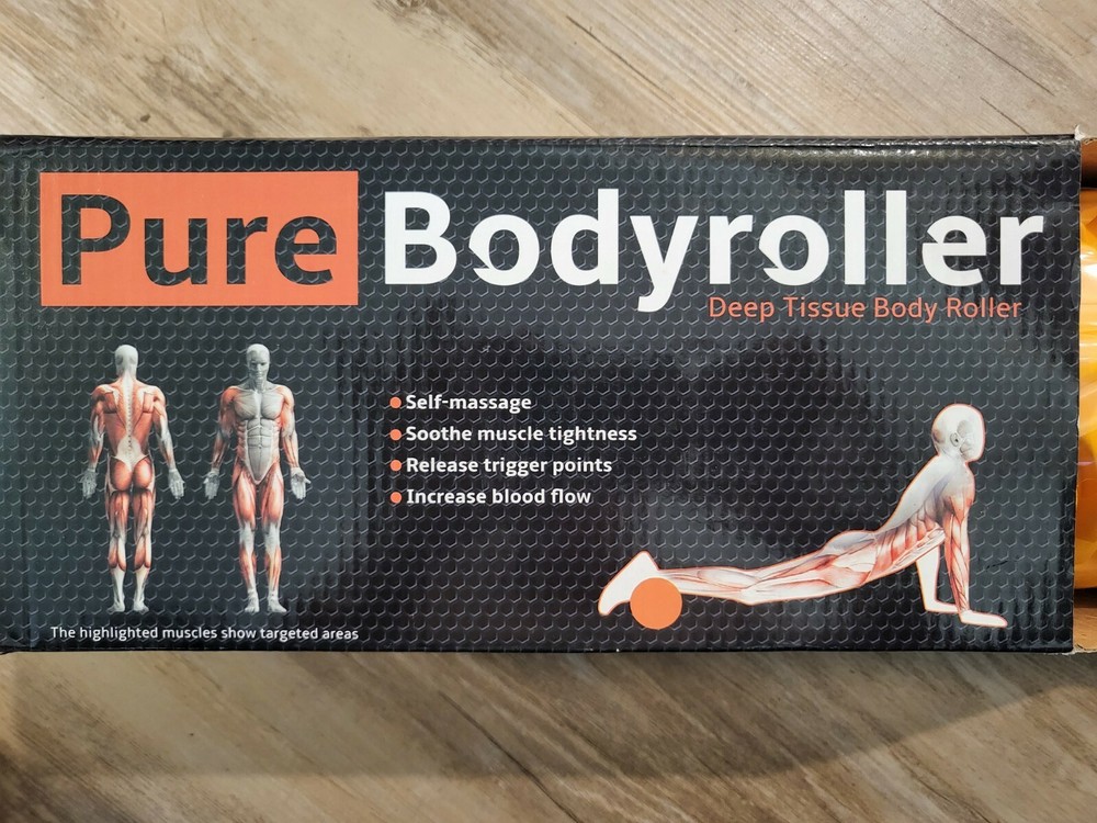 PBLX Pure Deep Tissue Body Roller Self-Massage 18" Release Trigger Points