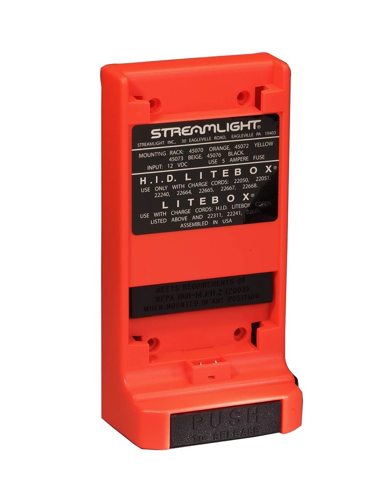 Streamlight 45070 Mounting & Charging Rack for LiteBox, FireBox, HID LiteBox