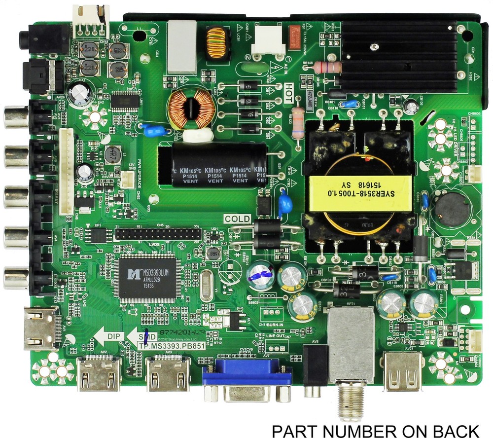 Element 22002A0028T-45 Main Board/Power Supply for ELEFT281 (SEE NOTE)