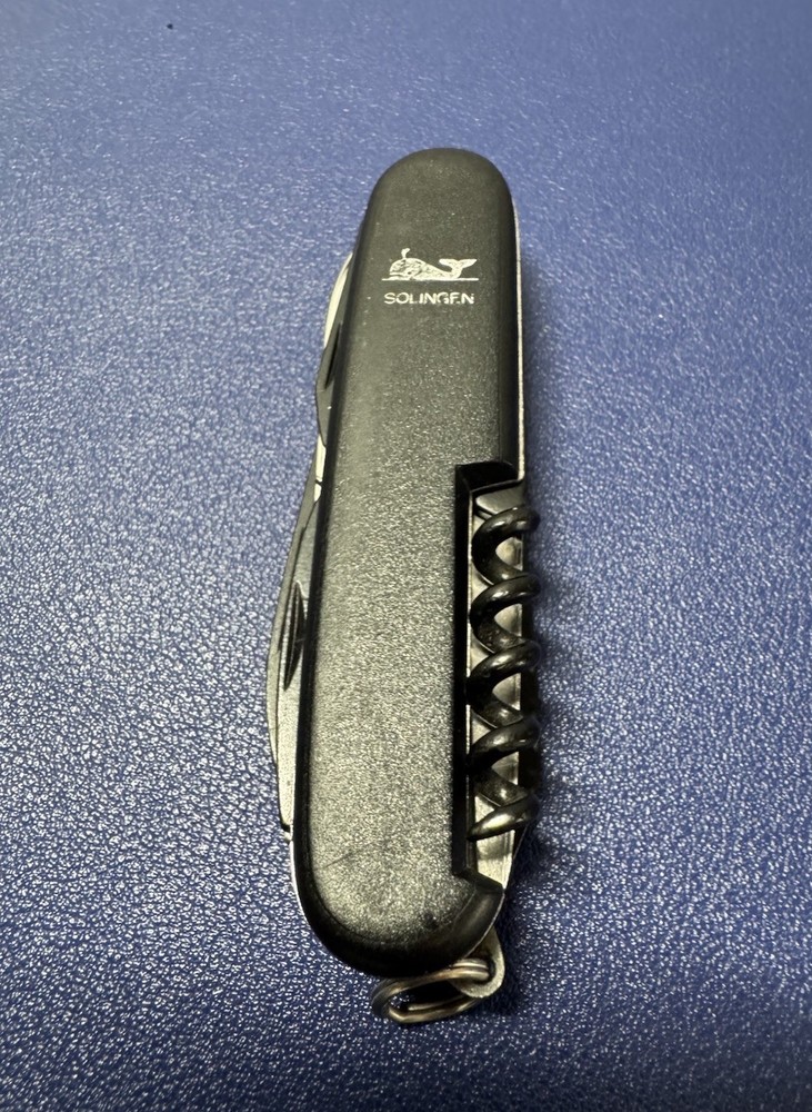 Inox Rostfrei Knife Solingen Germany Black Multitool