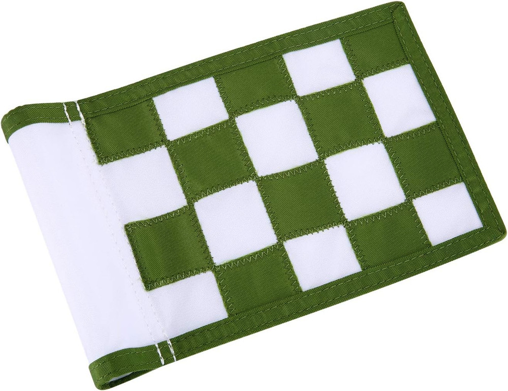 Nylon Golf Putting Green Flags - Solid & Checkered, Indoor/Outdoor, Portable ...