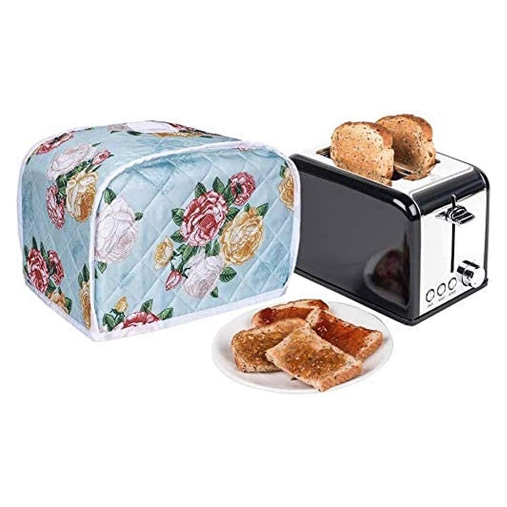 Toaster Cover for 2 Slice Bread Maker - Quilted Kitchen Small Multicolor