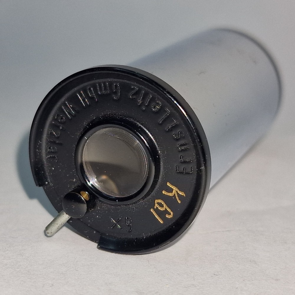 Leitz Wetzlar Vintage 6x Microscope Eyepiece WIth Pointer Reticle, Working