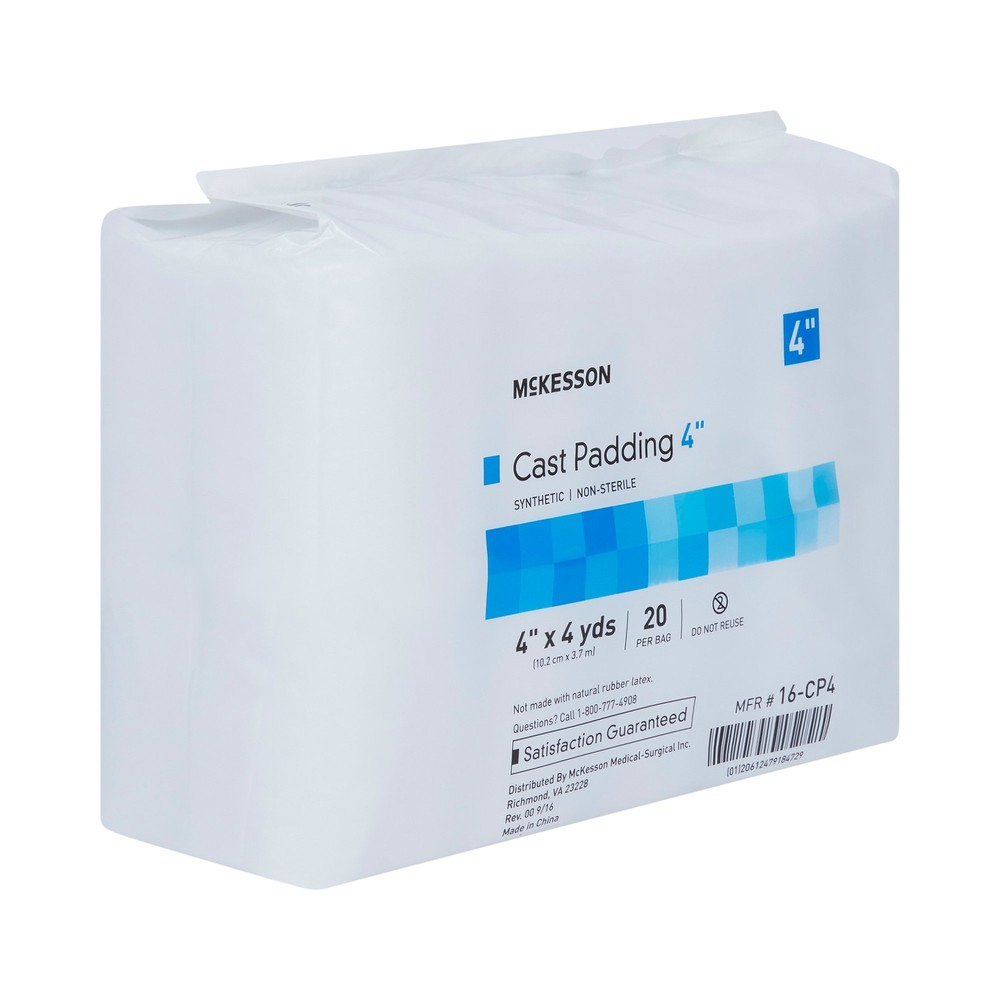 McKesson Cast Padding 4" x 4 yard Polyester White 16-CP4 20 Ct