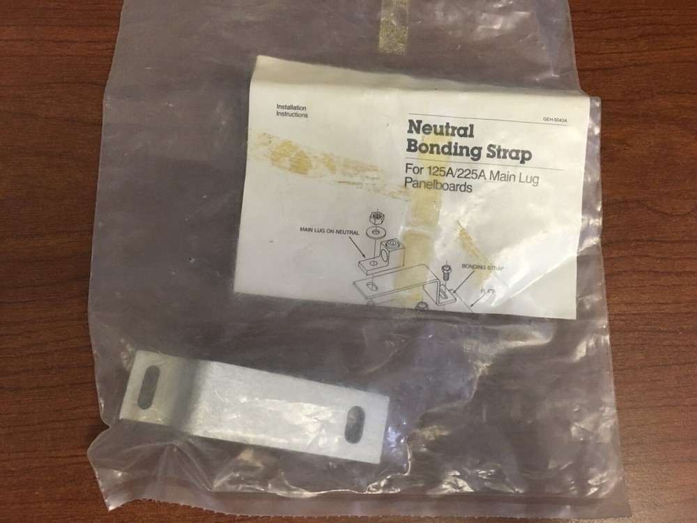 GE Neutral Bonding Strap For 125A/225A Main  LUG  PANELBOARD