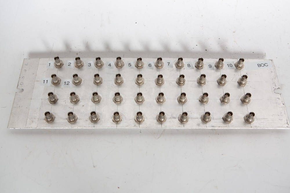 Stainless Steel 40x BNC Rackmount Panel