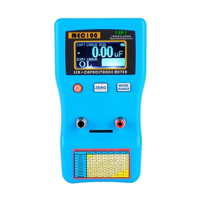 ESR Meter MEC-100 Capacitance Meter Internal Resistance Digital Bridge Tester