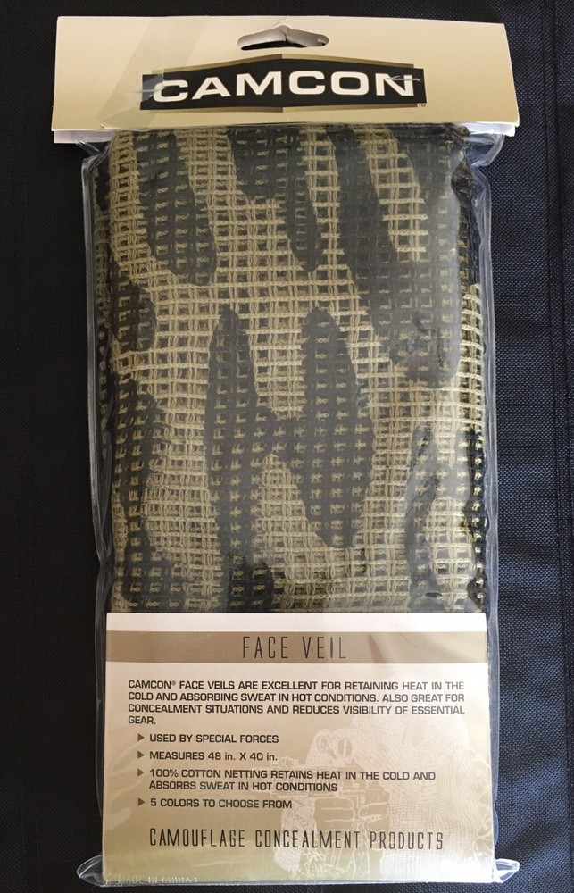Camcon Face Veil, Camouflage.