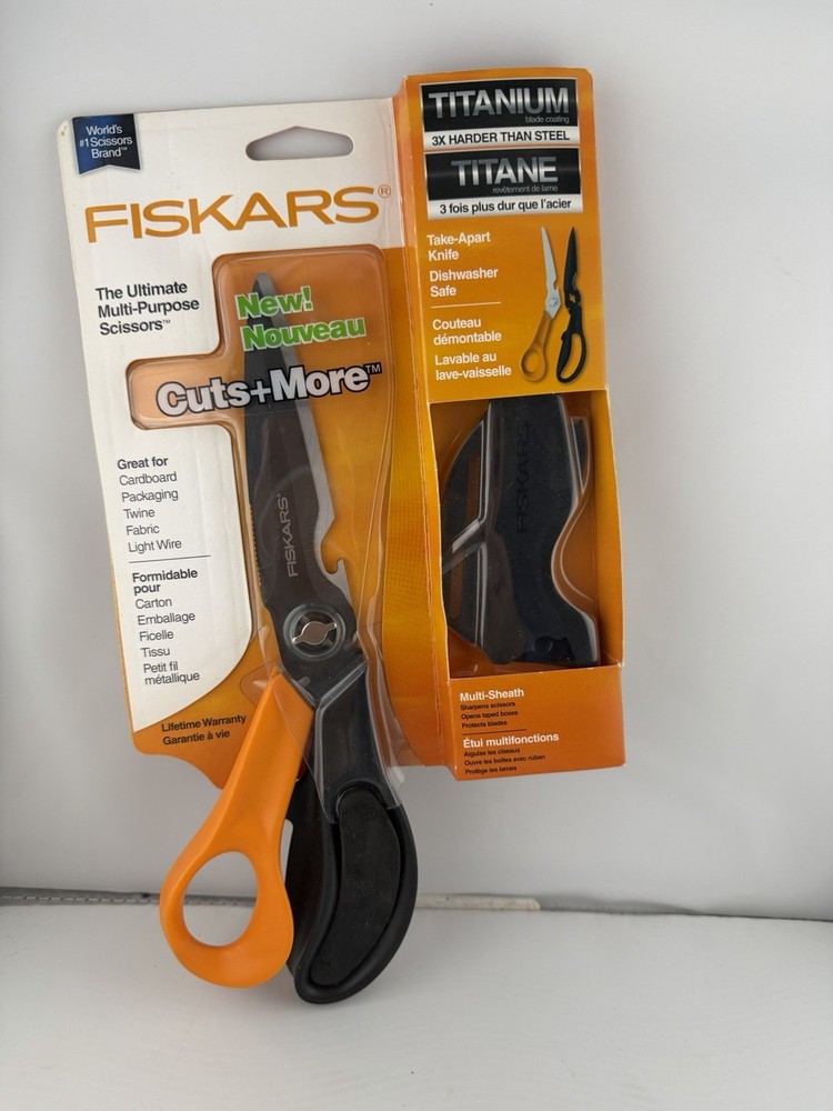 Fiskars The Ultimate Multi- Purpose Scissors.+ Multi- Sheath