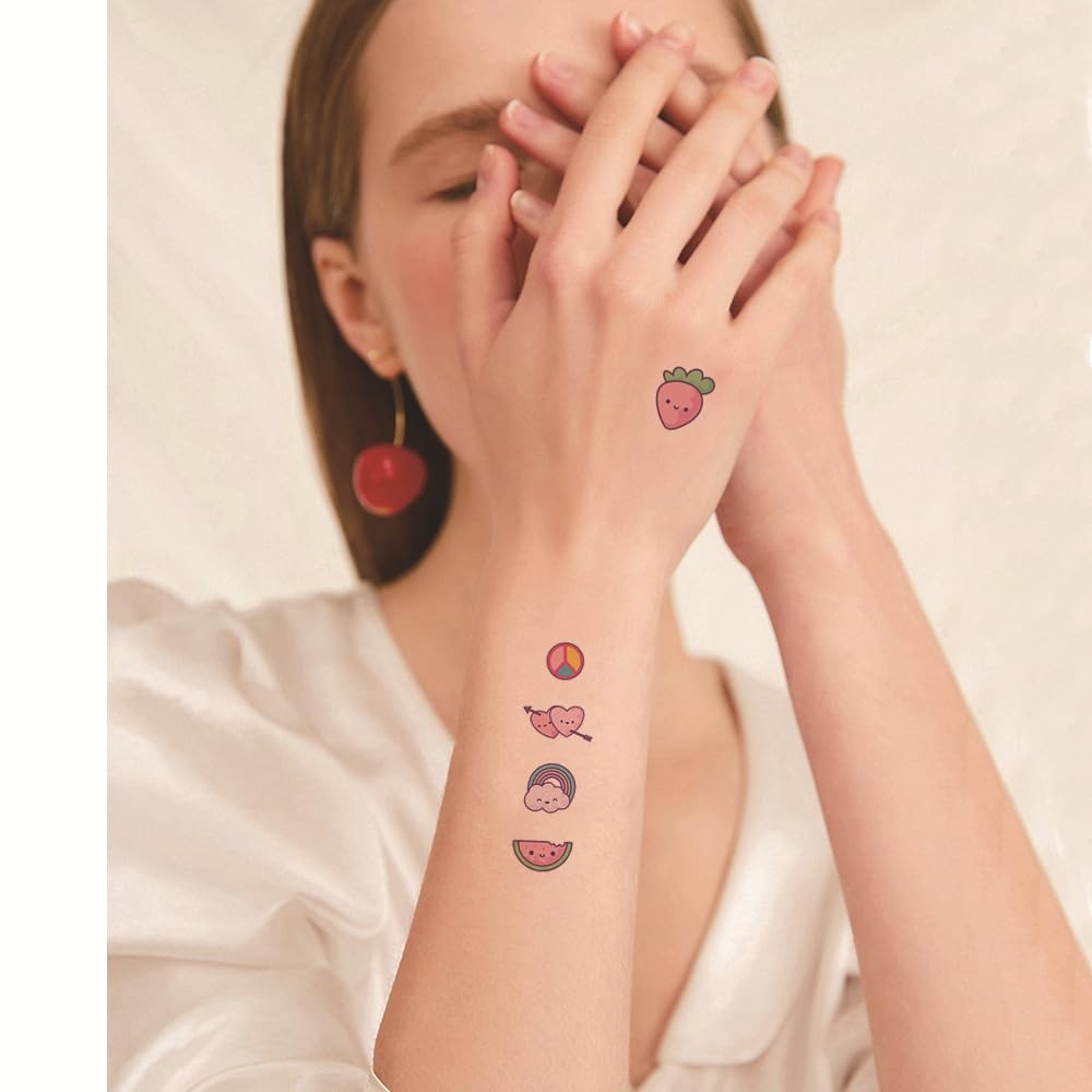 30 Sheets 600+ Patterns Summer Cute Small Temporary Tattoos For tiny,