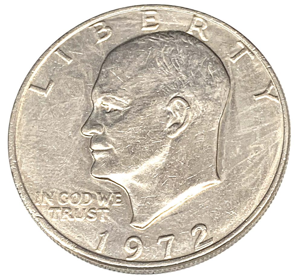 # C8010    EISENHOWER    DOLLAR     COIN,     1972
